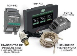 Kit Controlador IHM - Retrofit Chiller - 1 compressor c/ 4 estgios